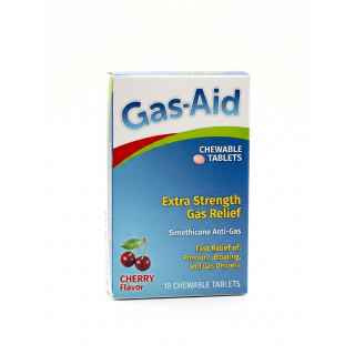 Gas-Aid Extra Strength Chewable Tablets (18 Count)